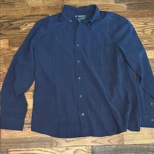 Woolrich Blue Relaxed Fit Casual Shirt